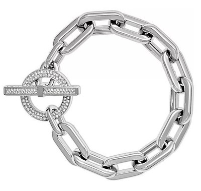 michael kors padlock bracelet silver