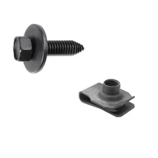 3/8"-16 X 1-1/2" Bolts & Extruded U Nuts 3/8"-16 For GM Body Panels - 8 of Each