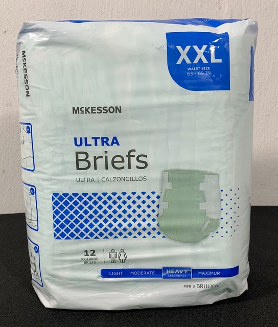 McKesson 12 Disposable Heavy Absorbency XXL Ultra Briefs eBay