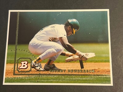Box 55: 1994 Bowman Rickey Henderson BORDERED PROOF