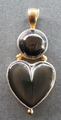 Bronze Star Sapphire & Glass Pendant - 925 Sterling Silver - 第 1/8 張圖片