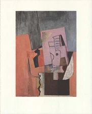 PABLO PICASSO La Guitare 19.75" x 15.75" Offset Lithograph 1990 Cubism
