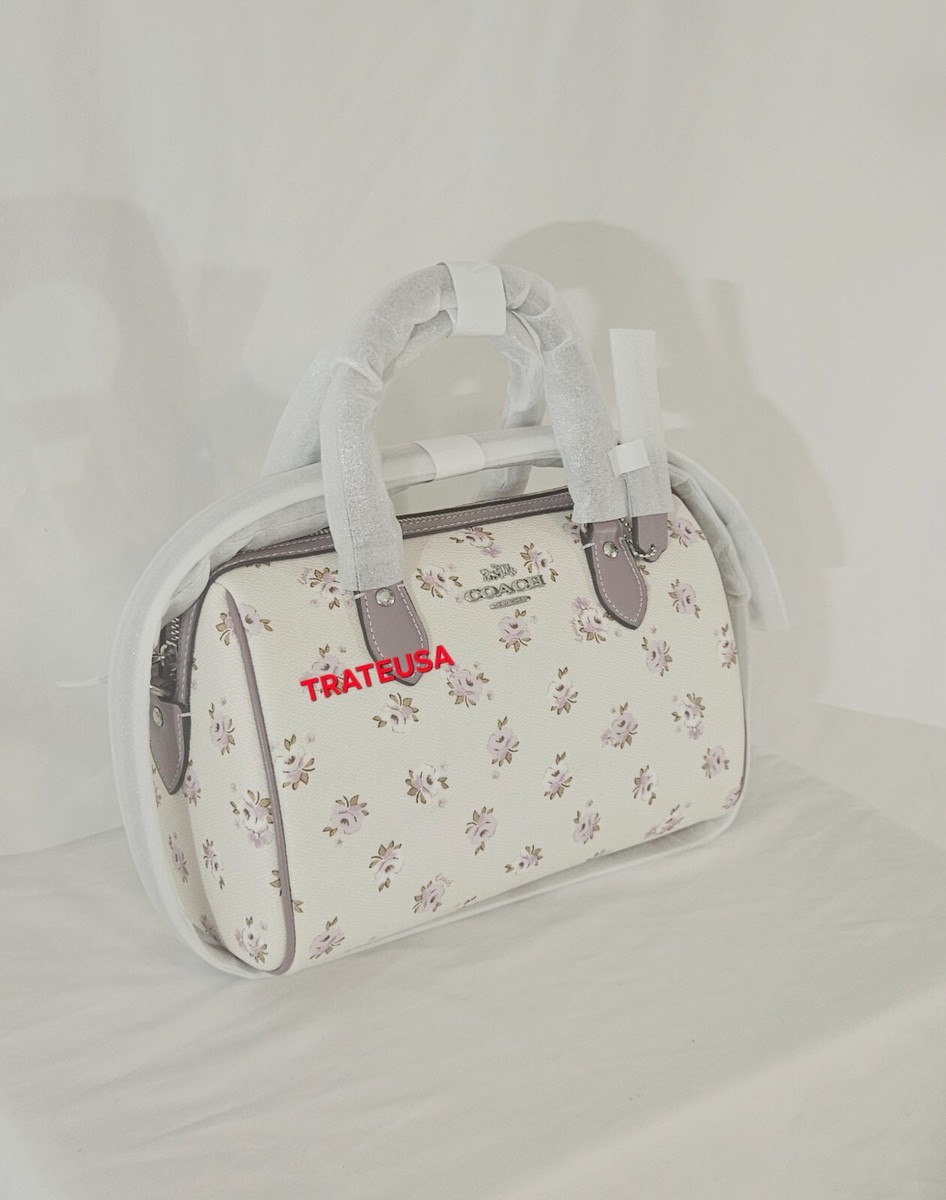【COACH】25'SS フルーツ柄＊ローワン サッチェル 新品 コーチ COACH シグネチャー フラワー フローラル ローワン