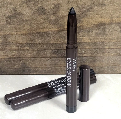 Set of 3 ~ Korres Volcanic Minerals Twist Eyeshadow ~ BLACK (#YS1)