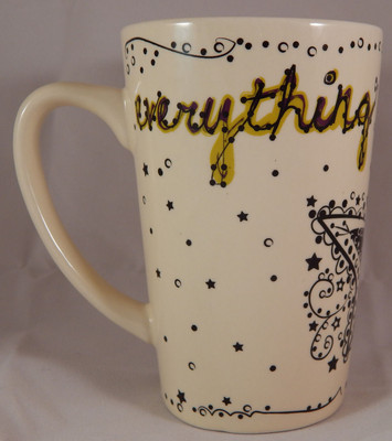 Natural Life Mug ''Everything Happens for a Reason'' Very Cute
