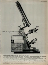 1961 Benson and Hedges Cigarettes Microscope You Get More  Vintage Print Ad 1988