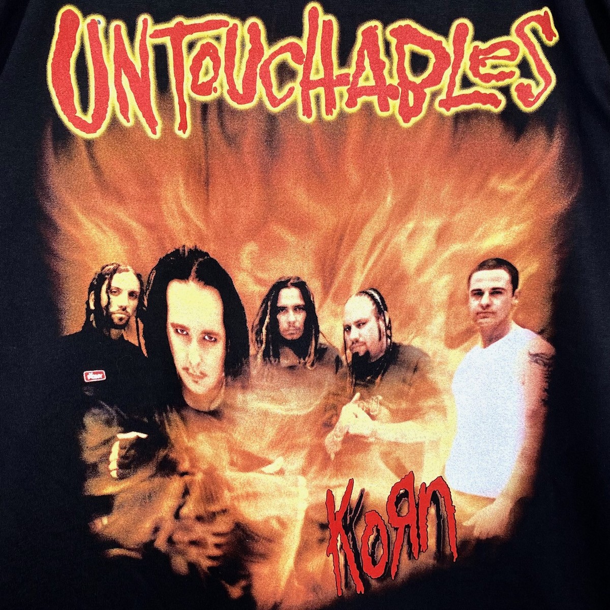 Tee-shirt Vintage Korn Untouchables - Années 2000, Taille XL, Coton, état Proche Du Neuf