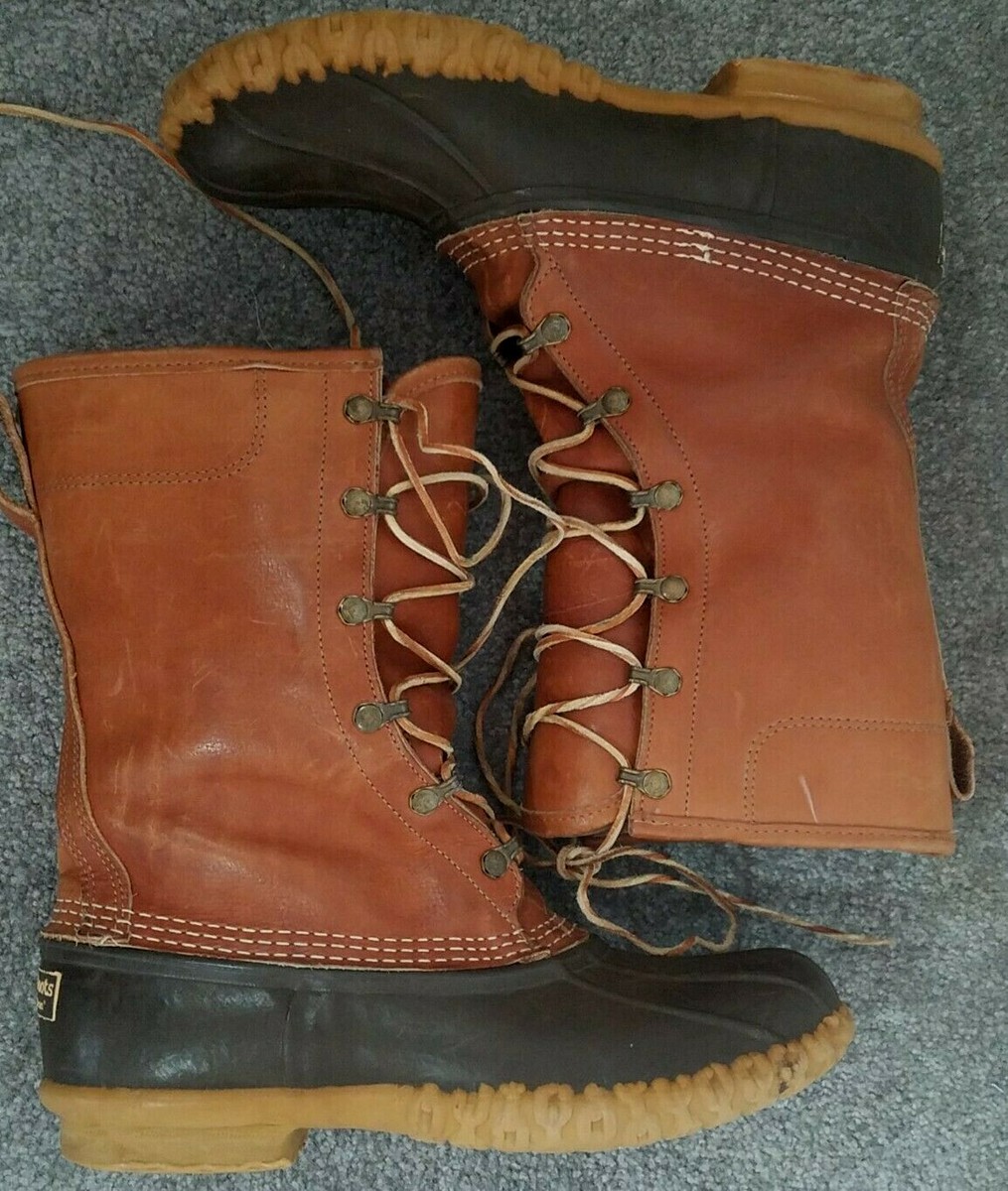 Bottes LL Bean En Daim Marron Pointure 6.5 Femme - Avec Thinsulate - Occasion En Super état