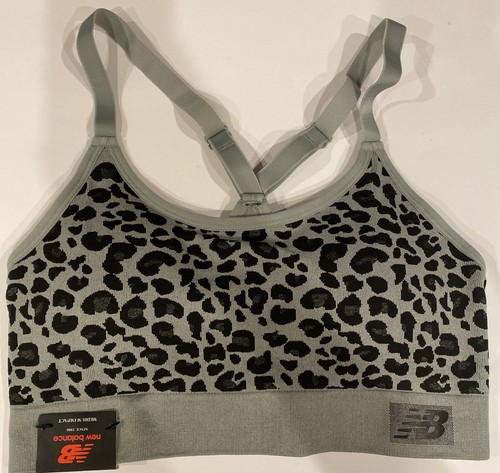 Womens Sports Bra Grey Yoga Workout 