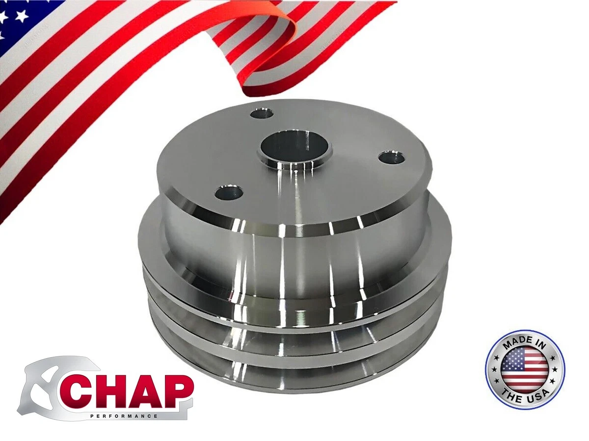 Ford 289 302 VBelt Pulley Kit 2V Bolt Damper Chap, 60 OFF