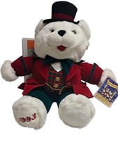 Vtg 1993 Charles Dickens "A Christmas Carol" Plush Teddy Bear 21" NEW