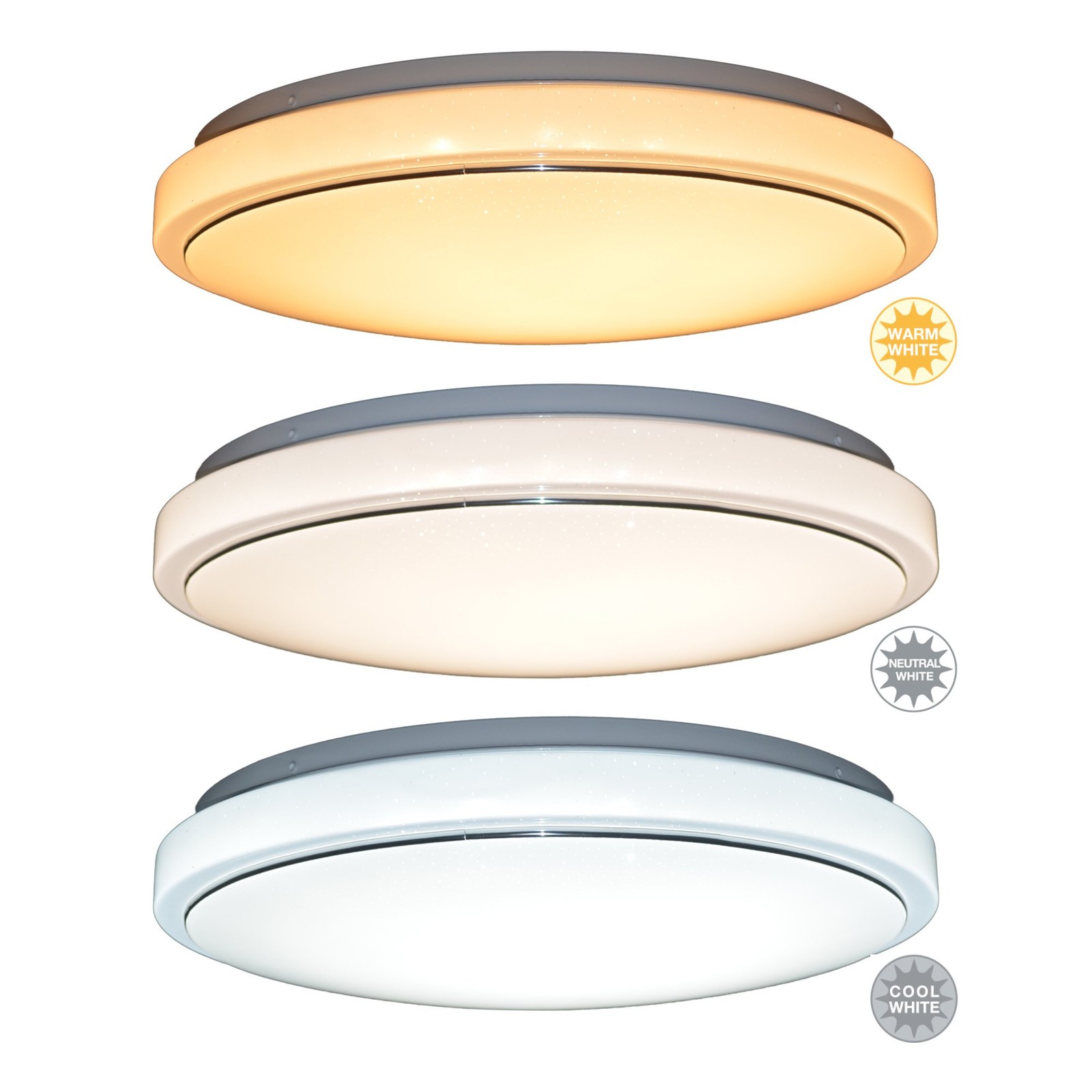 Plafonnier LED haute performance en aluminium brossé à intensité variable par télécommande - 4