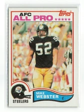 1982 TOPPS MIKE WEBSTER #222 STEELERS ALL PRO