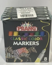Dixon Prang Classic Color Art Markers 8 Count New Sealed Lot of 6
