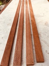 Mahogany Hardwood Sawn Thin Moulding Beading Craft Hobby DIY 4 piece 2FT Long