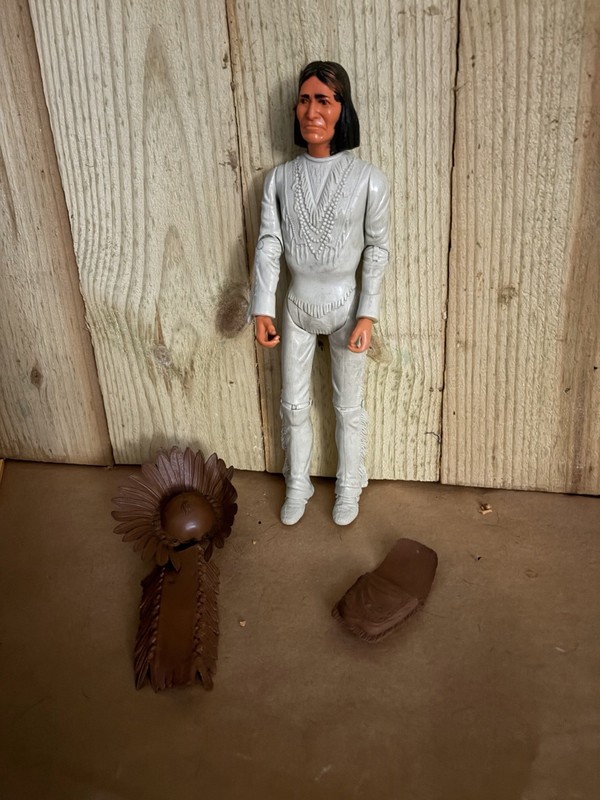 Vintage Marx Best of the West  Johnny West Geronimo  Accessories  Indian Figure