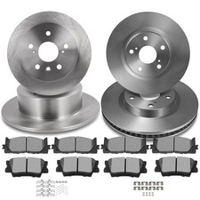 Front Rear Brake Ceramic Pads Rotors Fits Toyota For Camry 2012 - 2016 2017