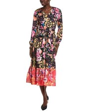 T Tahari Peplum Hem Maxi Dress Women's