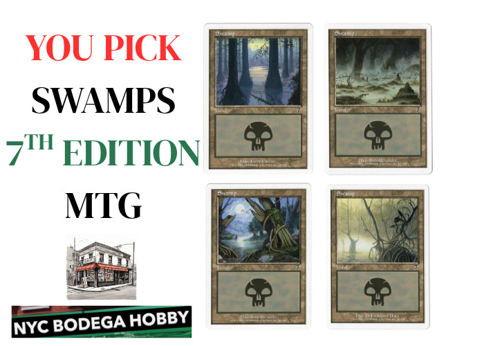 Swamp 7th Edition 7ED NM #349 #348 #347 #346 Magic the Gathering MTG YOU PICK