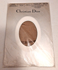 Christian Dior Diorissimo Ultra Sheer French Taupe Pantyhose Size 2 Control Top