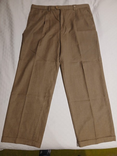 Pantalones Ventage Burberry London Lana Virgen.talla 46. En Perfectas...