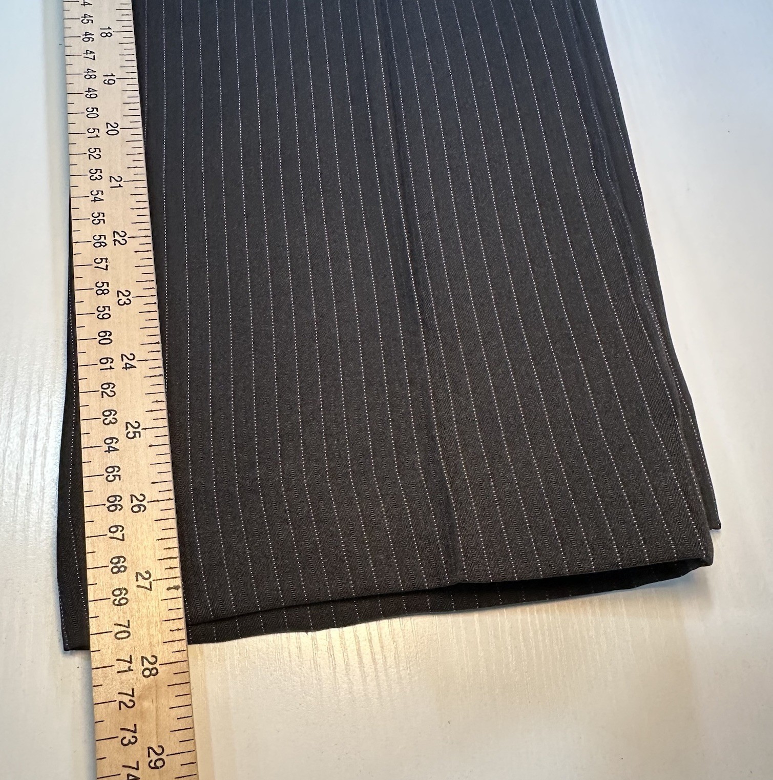 Le Suit Petite 2 Pc Set Women Pants & Blazer Womens XL Black & Blue Pinstripe