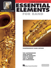 Essential Elements for Band Bb Tenor Saxophone Book 2 Beginner Saxophone Metho