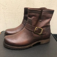 FRYE Veronica Bootie Women’s Oiled Leather  Boots  Tan Size 6.5