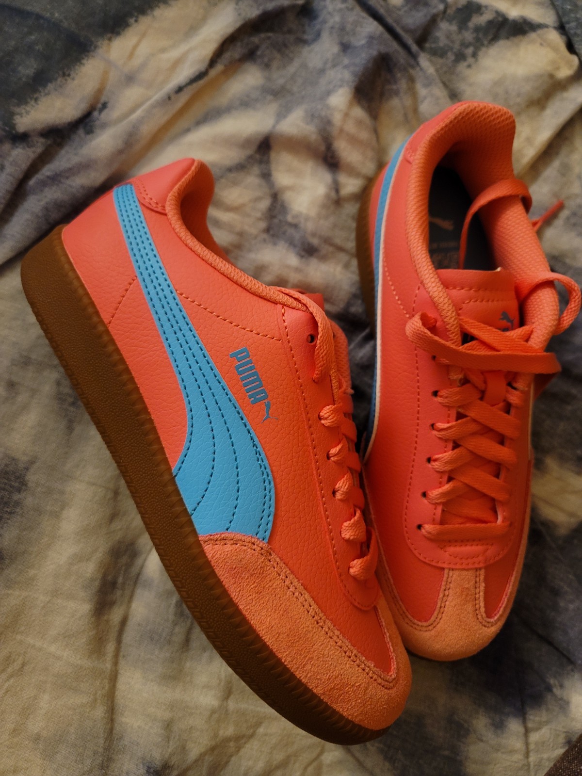 Brand New Puma women's size 7.5 sneakers gummy soles rare retro 7 1/2 nwt PINK image 6