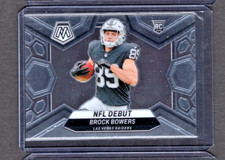 2024 Panini Mosaic Brock Bowers NFL Debut RC #286 Raiders