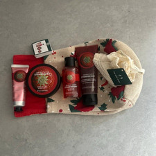 The Body Shop Strawberry Bath & Body Gift Set/Kit Cream Gel Lotion Unisex