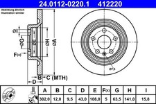 Disque de frein Volvo V90