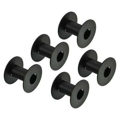 2.8'' Garnspule 20Pack Nähmaschinen Spulen Plastik Leer Weben Spule Kette Schwarz