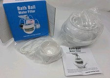 Bath Ball Water Filter With Cartridge  Flex Handle. Carbon Magnetic Energy Ball