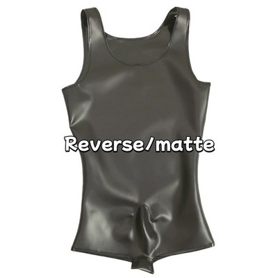 Gleitmittel empfohlen für BDSM Spiele Männer Latex Body einfarbig schwarz Muster