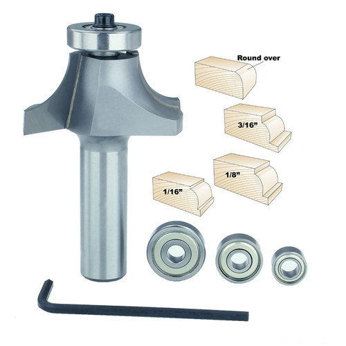 Whiteside 2044B Multi-Beading Bit Set 1/2 in. SH x 1/2 in. R