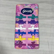 Vintage 1999 Goody Snap Tight Kiddie Barrettes 12 Animals Bright Bunny NEW