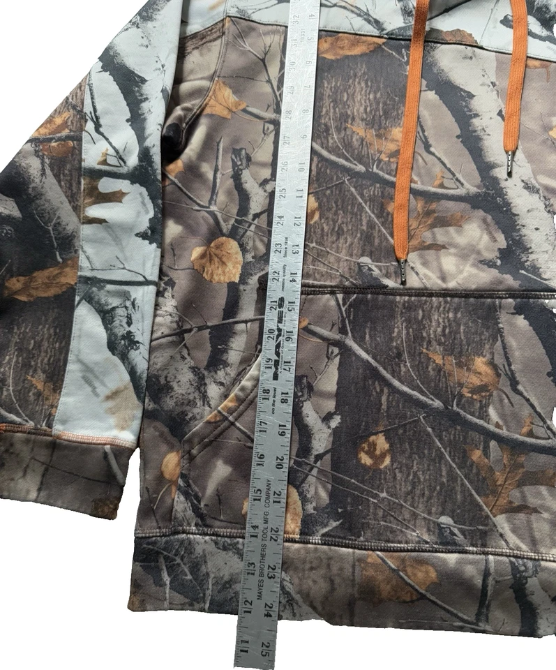 Legendary Whitetails AOP Camo Hoodie S Mens Realtree Style Hunting Sweatsirt - Image 4 of 4