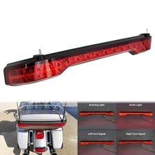 LED Brake Turn Tail Light Red Lens For Harley 14-2025 King Tour Pack Road Glide