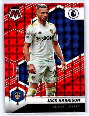 2021-22 Panini Mosaic Premier League Jack Harrison #193 Choice Red bX8g