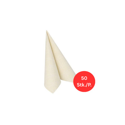 Papstar Servietten 50 Stk. | champanger | ''ROYAL Collection'' | 40 x 40 cm