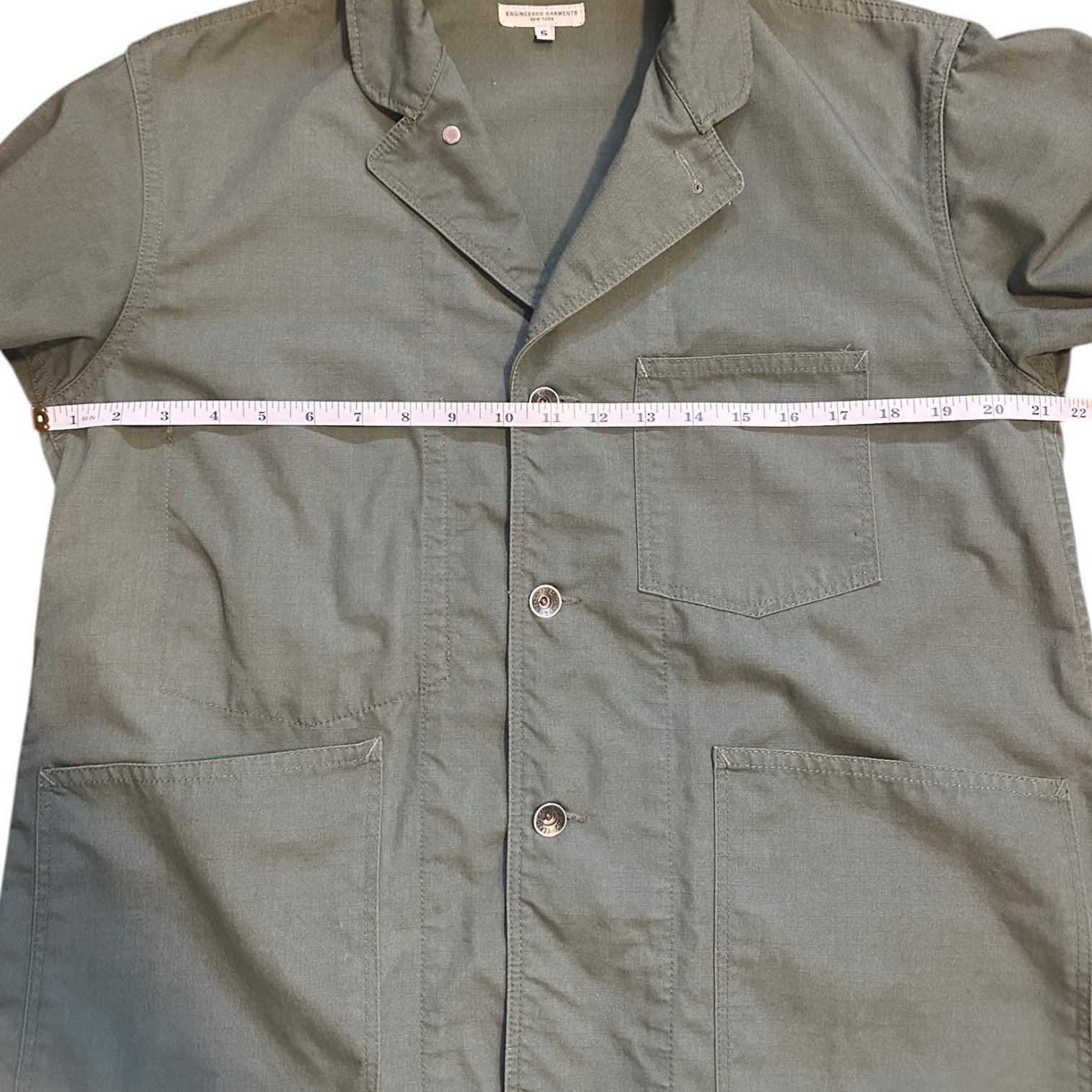 Engineered Garments Nyco Ripstop Jacket Olive Siz… - image 3