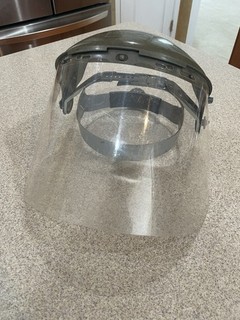 Honeywell Fibre Metal Face Shield Headgear With Clear Visor