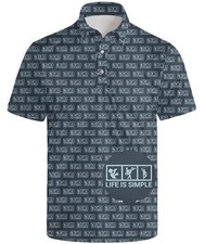 Funny Golf Shirt for Men Funny Golf Polo for Men Performance Polo Shirts Funn...