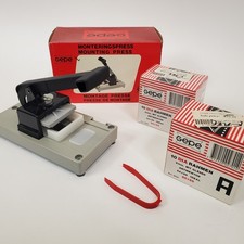 VTG Gepe Mounting Press 8001 Medium Format Slide Mounts 54x68 Antinewton NOS NIB