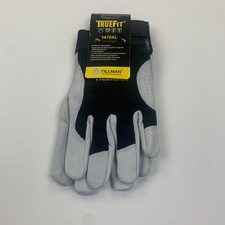Tillman TrueFit 1470XL Top Grain Goatskin Work Gloves X-Large Gray Black Safety