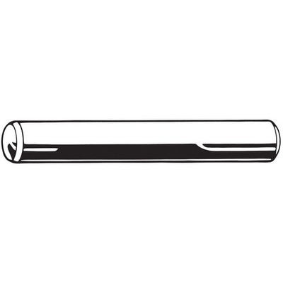 GRAINGER APPROVED M39080.040.0040 Dowel Pin,Steel 60 +/-2HRC,M4,PK100 54FP14