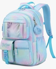 Gradient Multicolor Kids Backpack Water Resis...