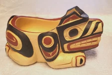 BOMA Canada Signed Ceremonial Bowl used by Native People of the Northwest Coast