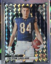 2025 Panini Mosaic Colston Loveland Silver Prizm Variation Mosaic RC #275 Bears